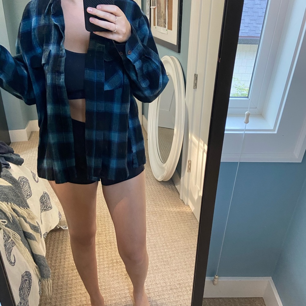 Blue Flannel Jacket